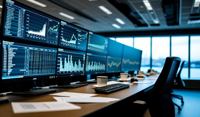Fleet intelligence dashboard with maritime KPIs and vessel monitoring metrics